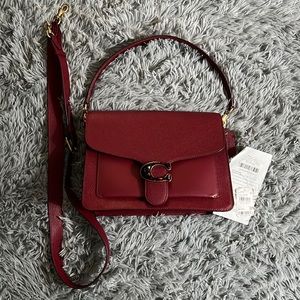 Coach Tabby Deep Red like new gently used 2 times and stored in dust bag.